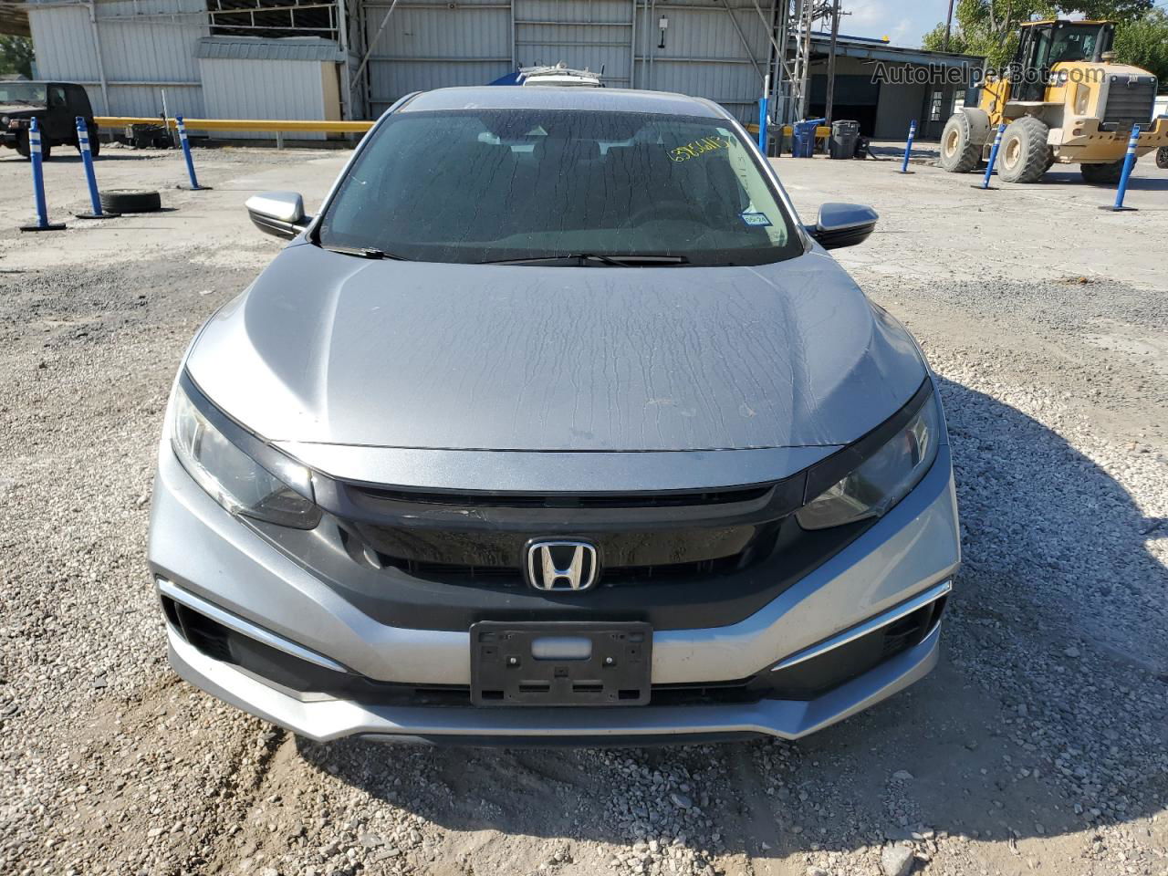 2020 Honda Civic Lx Silver vin: 19XFC2F68LE001658