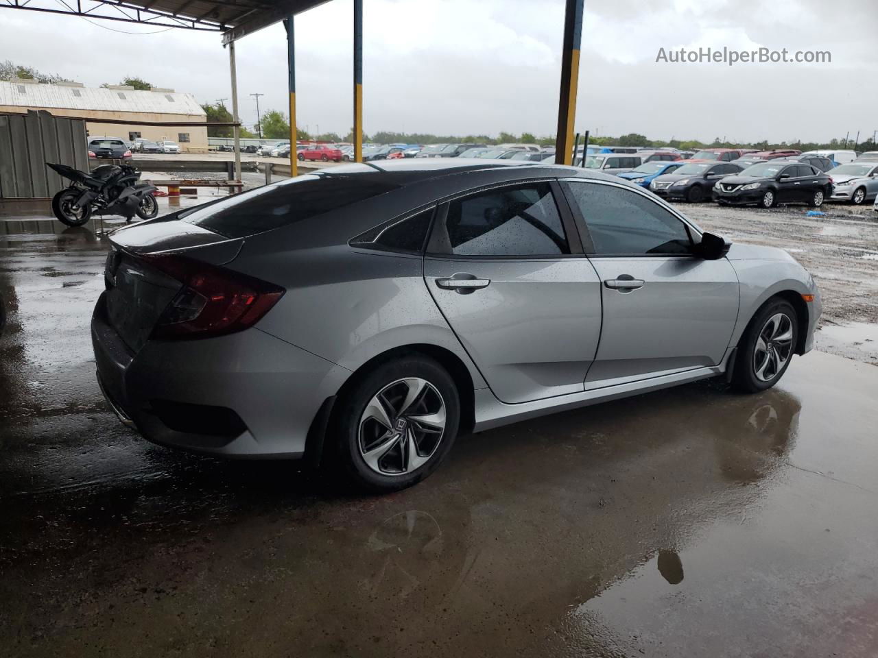 2020 Honda Civic Lx Silver vin: 19XFC2F68LE001658