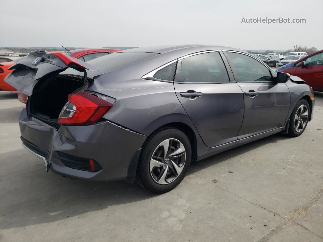 2020 Honda Civic Lx Серый vin: 19XFC2F68LE001806