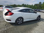 2020 Honda Civic Lx White vin: 19XFC2F68LE011316