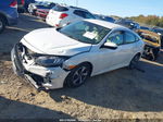 2020 Honda Civic Lx  White vin: 19XFC2F68LE012739