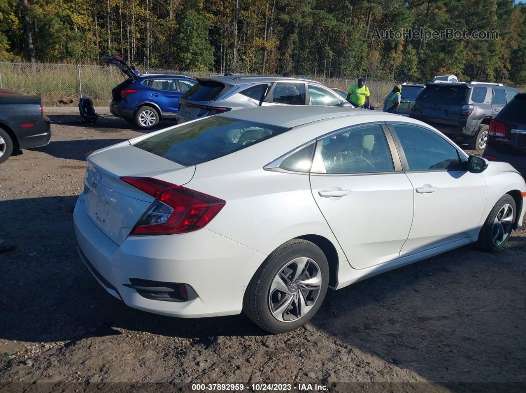 2020 Honda Civic Lx  Белый vin: 19XFC2F68LE012739