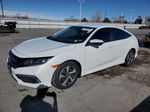 2020 Honda Civic Lx White vin: 19XFC2F68LE014961