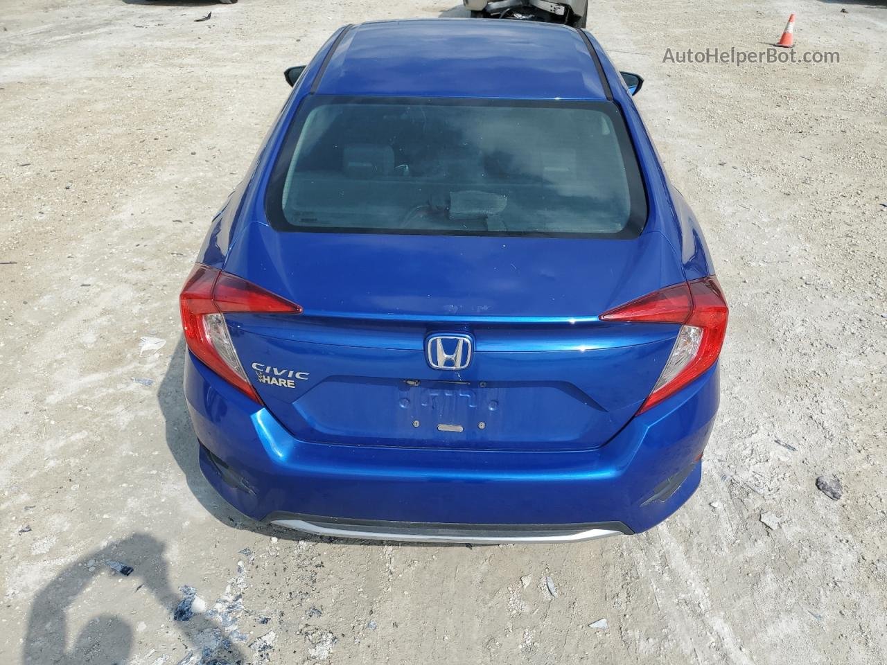 2020 Honda Civic Lx Blue vin: 19XFC2F68LE022719