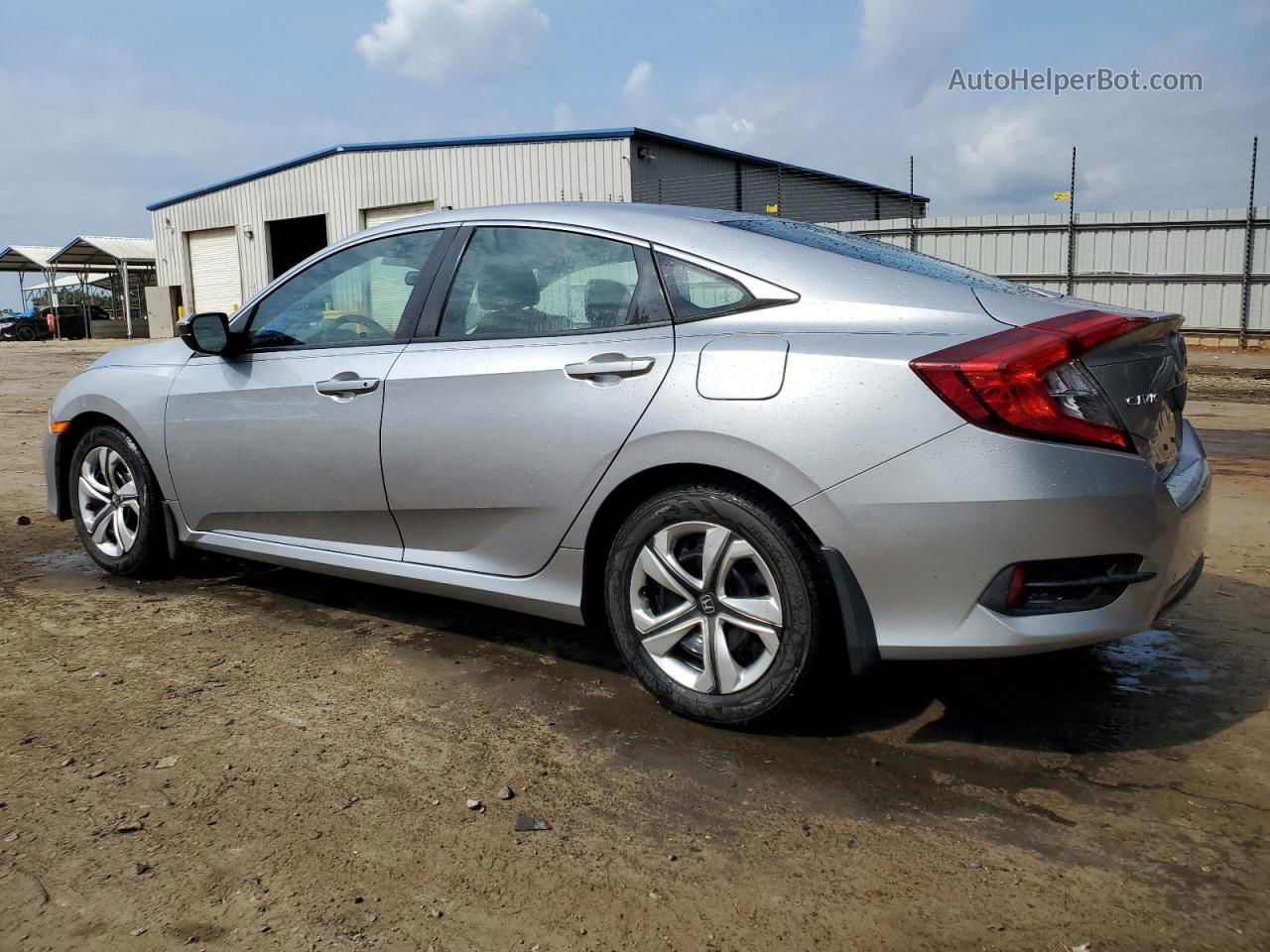 2017 Honda Civic Lx Silver vin: 19XFC2F69HE019092