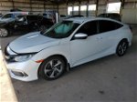 2019 Honda Civic Lx White vin: 19XFC2F69KE020850