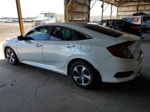 2019 Honda Civic Lx White vin: 19XFC2F69KE020850