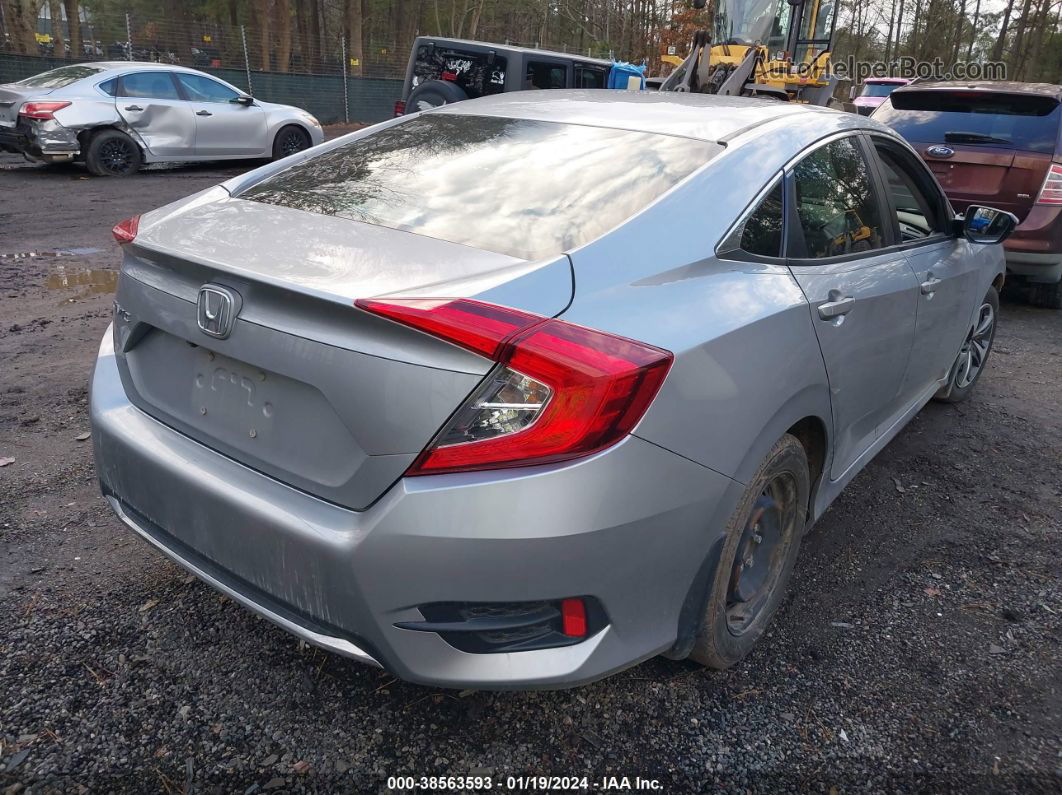 2019 Honda Civic Lx Silver vin: 19XFC2F69KE023229