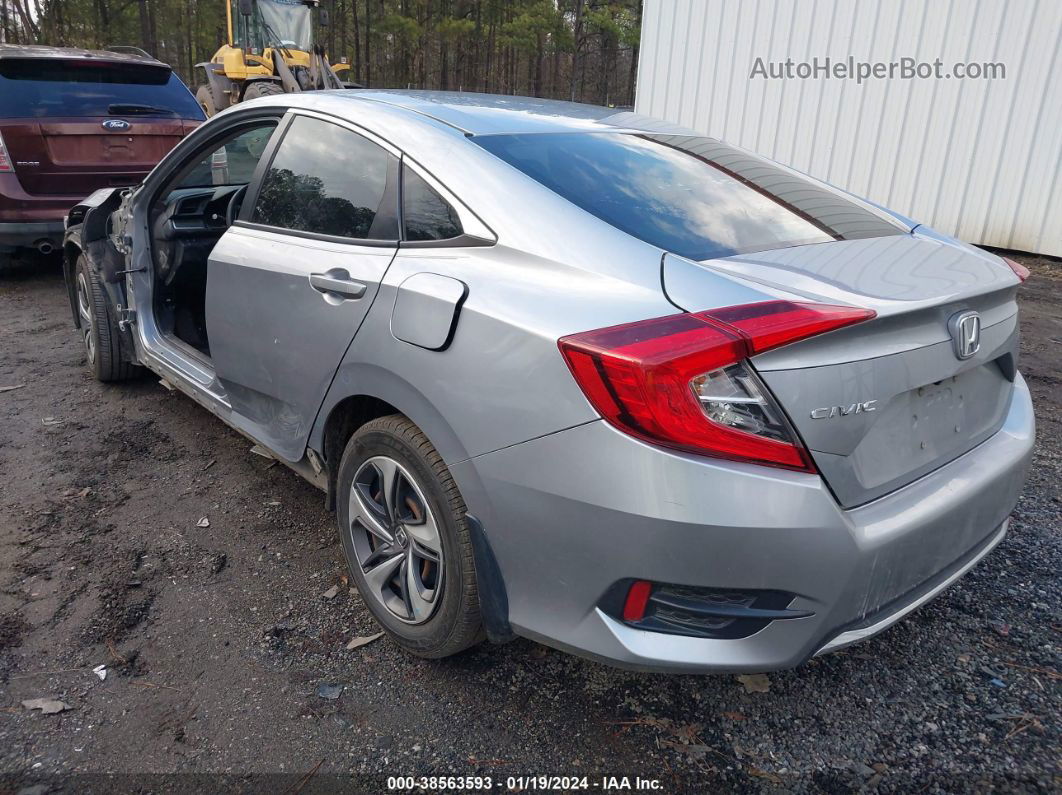 2019 Honda Civic Lx Silver vin: 19XFC2F69KE023229