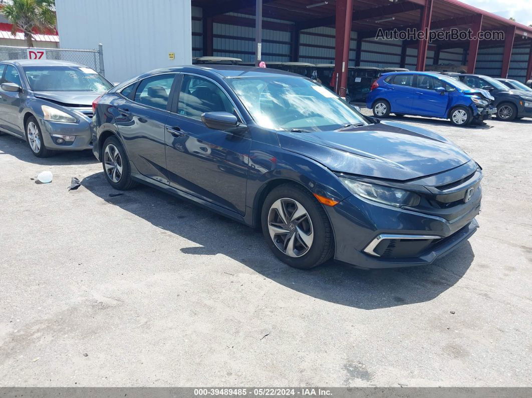 2019 Honda Civic Lx Gray vin: 19XFC2F69KE038569