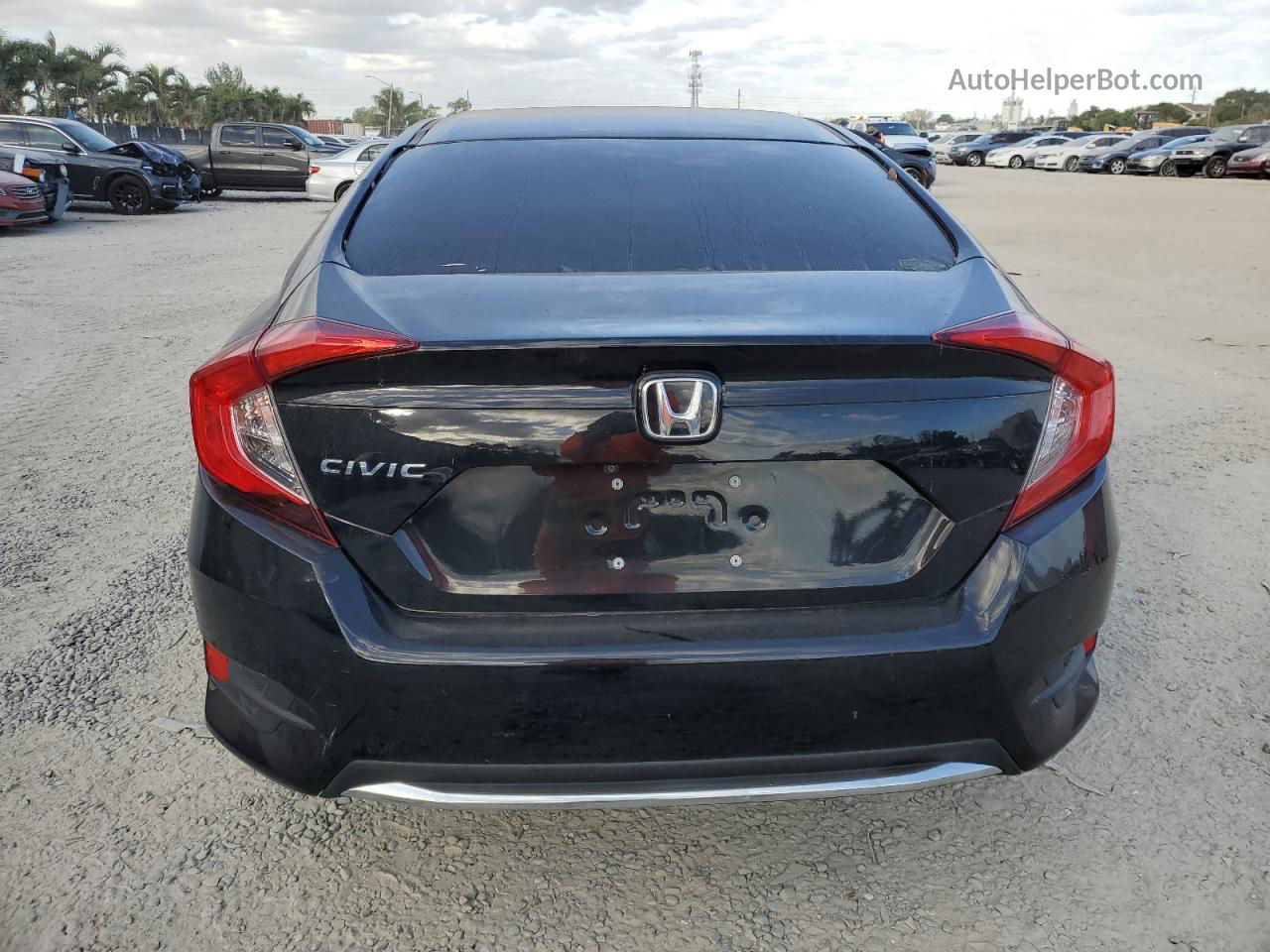 2019 Honda Civic Lx Black vin: 19XFC2F69KE043769