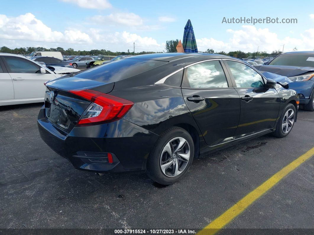 2020 Honda Civic Lx  Black vin: 19XFC2F69LE022891