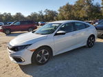 2020 Honda Civic Lx White vin: 19XFC2F69LE027332