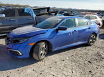 2019 Honda Civic Lx Blue vin: 19XFC2F6XKE016760