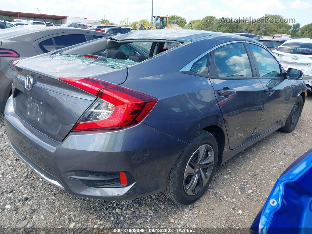 2019 Honda Civic Lx Gray vin: 19XFC2F6XKE039116