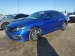 2019 Honda Civic Lx Blue vin: 19XFC2F6XKE214609