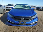 2019 Honda Civic Lx Blue vin: 19XFC2F6XKE214609