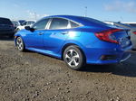 2019 Honda Civic Lx Blue vin: 19XFC2F6XKE214609