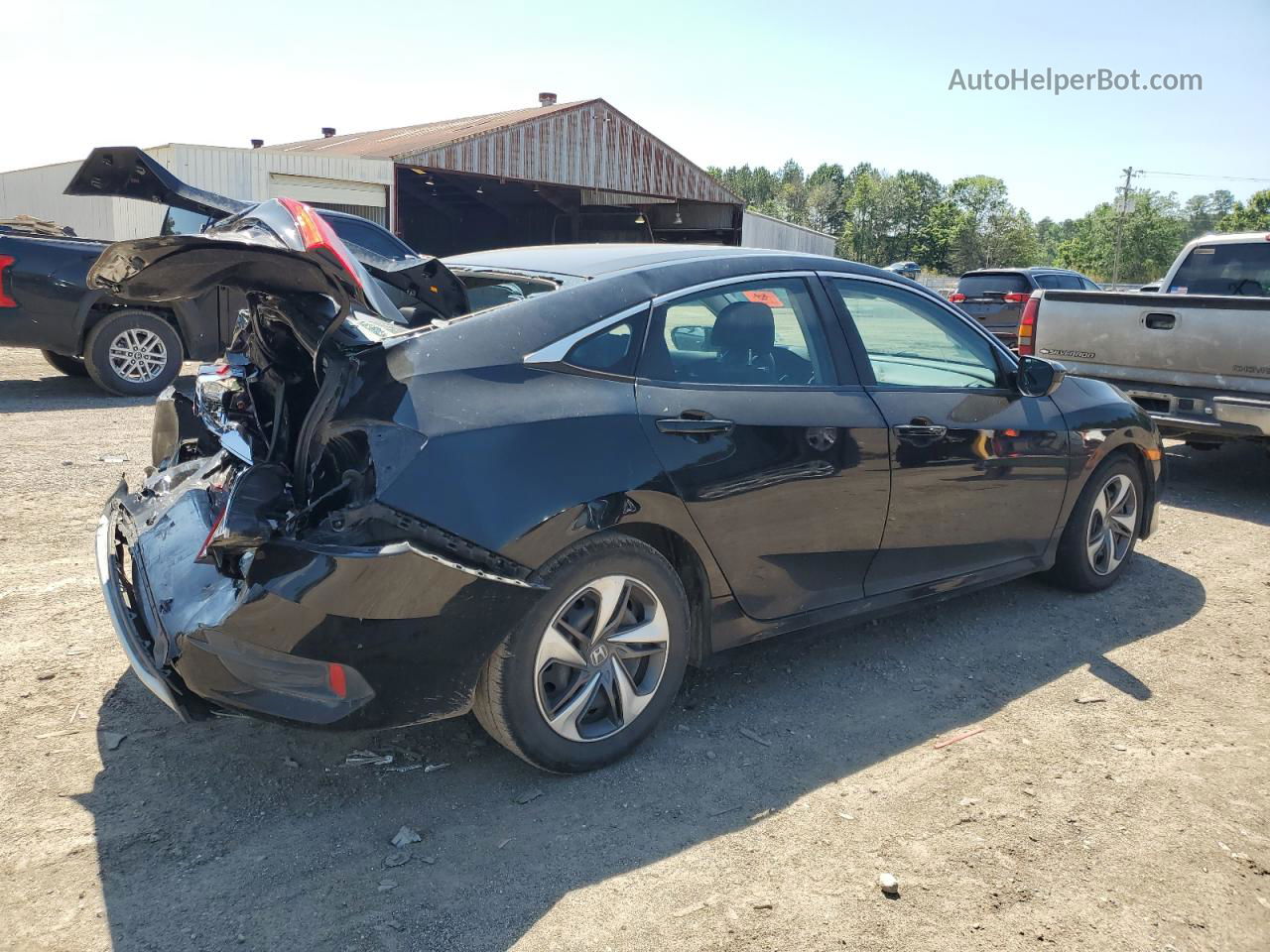 2020 Honda Civic Lx Black vin: 19XFC2F6XLE000169