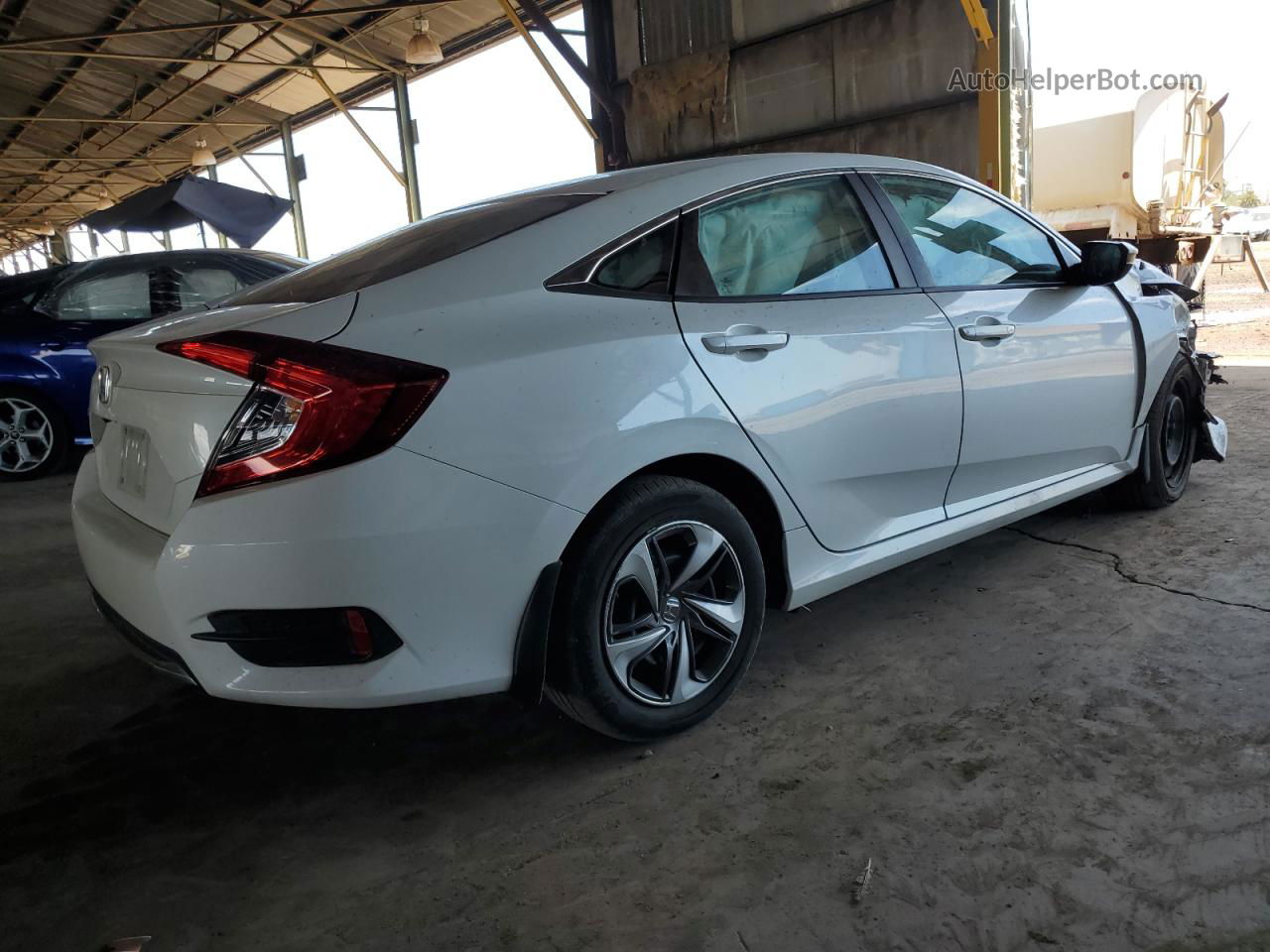 2020 Honda Civic Lx Белый vin: 19XFC2F6XLE002181