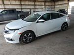 2020 Honda Civic Lx White vin: 19XFC2F6XLE002181