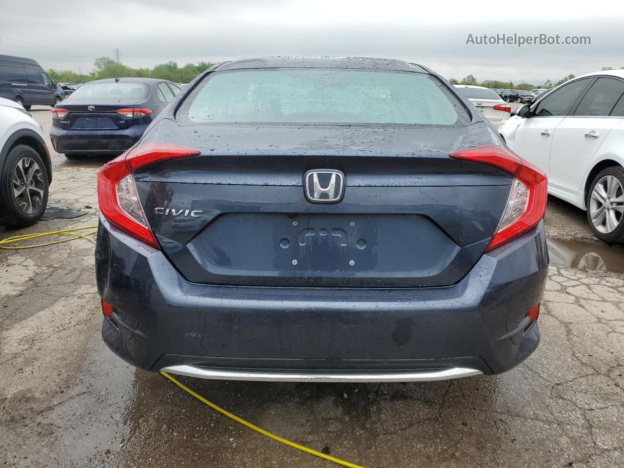 2020 Honda Civic Lx Blue vin: 19XFC2F6XLE004853