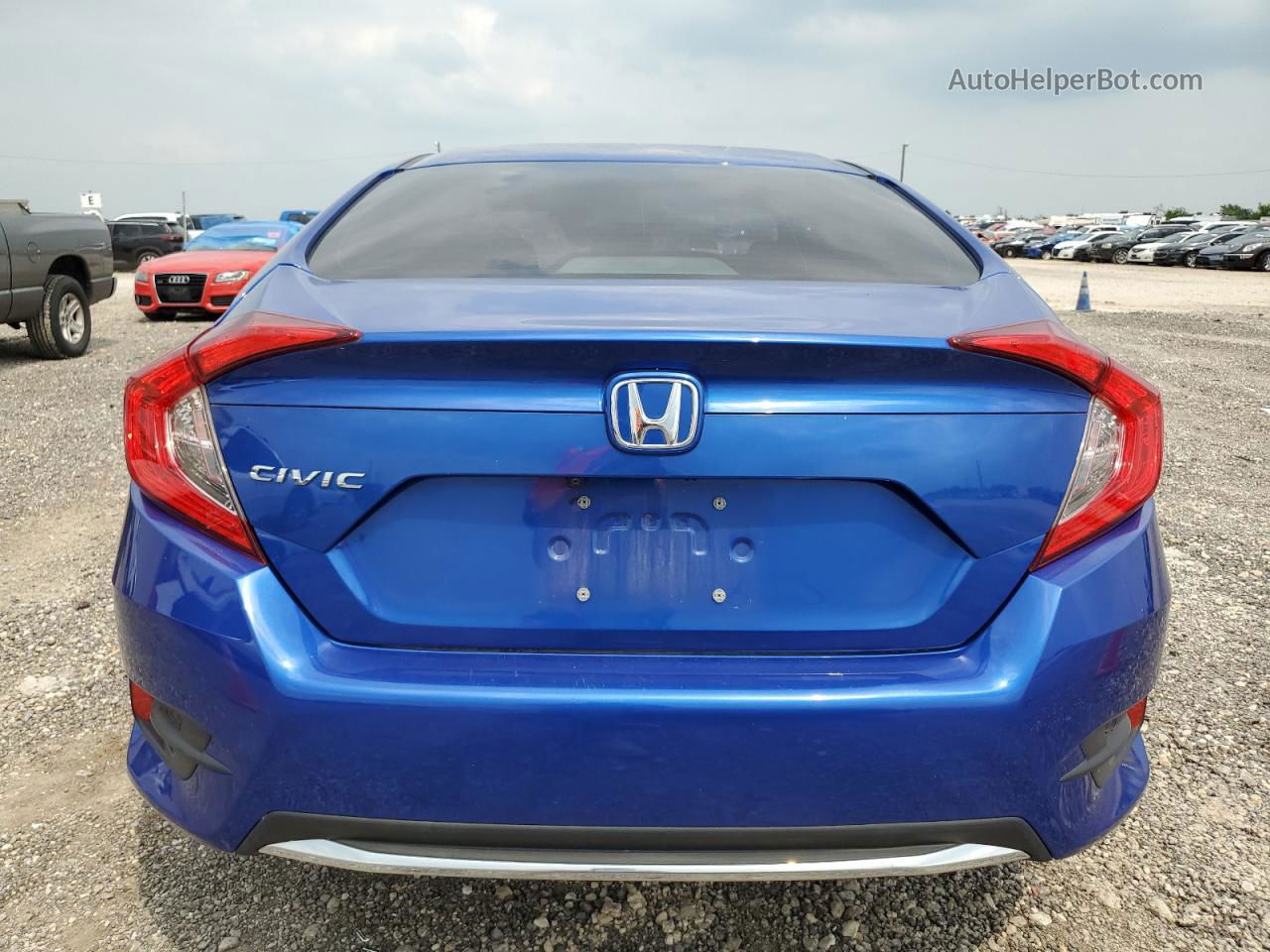 2020 Honda Civic Lx Blue vin: 19XFC2F6XLE006506