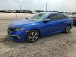 2020 Honda Civic Lx Blue vin: 19XFC2F6XLE006506