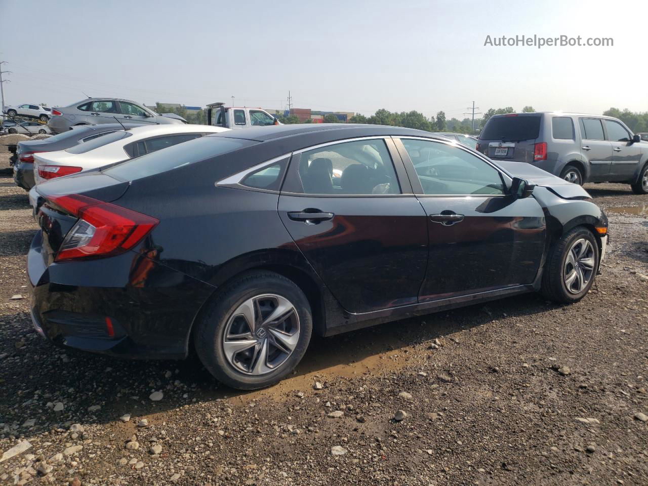 2020 Honda Civic Lx Black vin: 19XFC2F6XLE017909