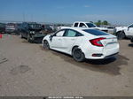 2020 Honda Civic Lx White vin: 19XFC2F6XLE019630