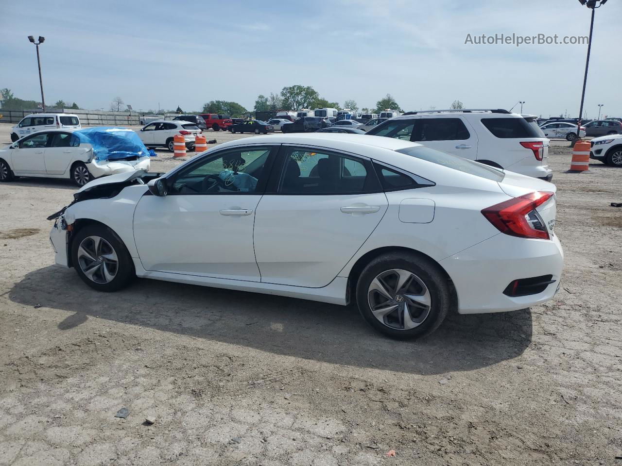 2020 Honda Civic Lx Two Tone vin: 19XFC2F6XLE028845