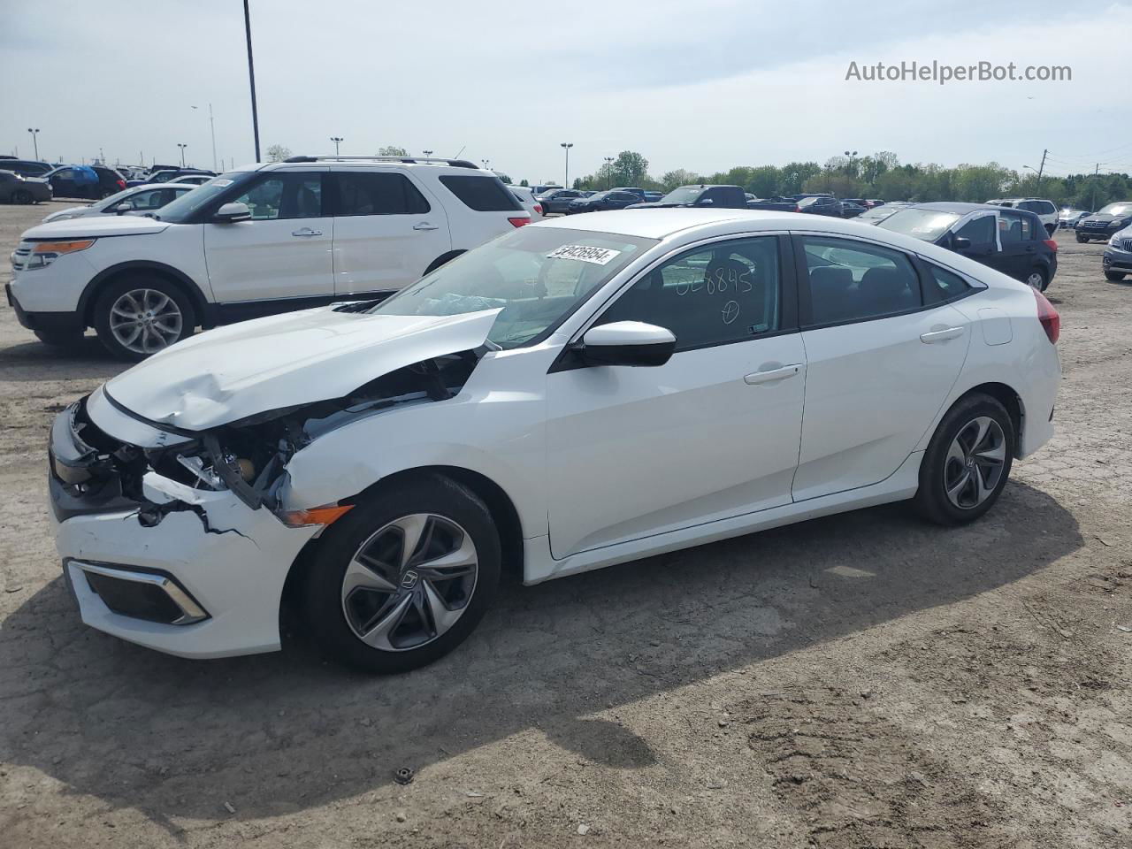 2020 Honda Civic Lx Two Tone vin: 19XFC2F6XLE028845