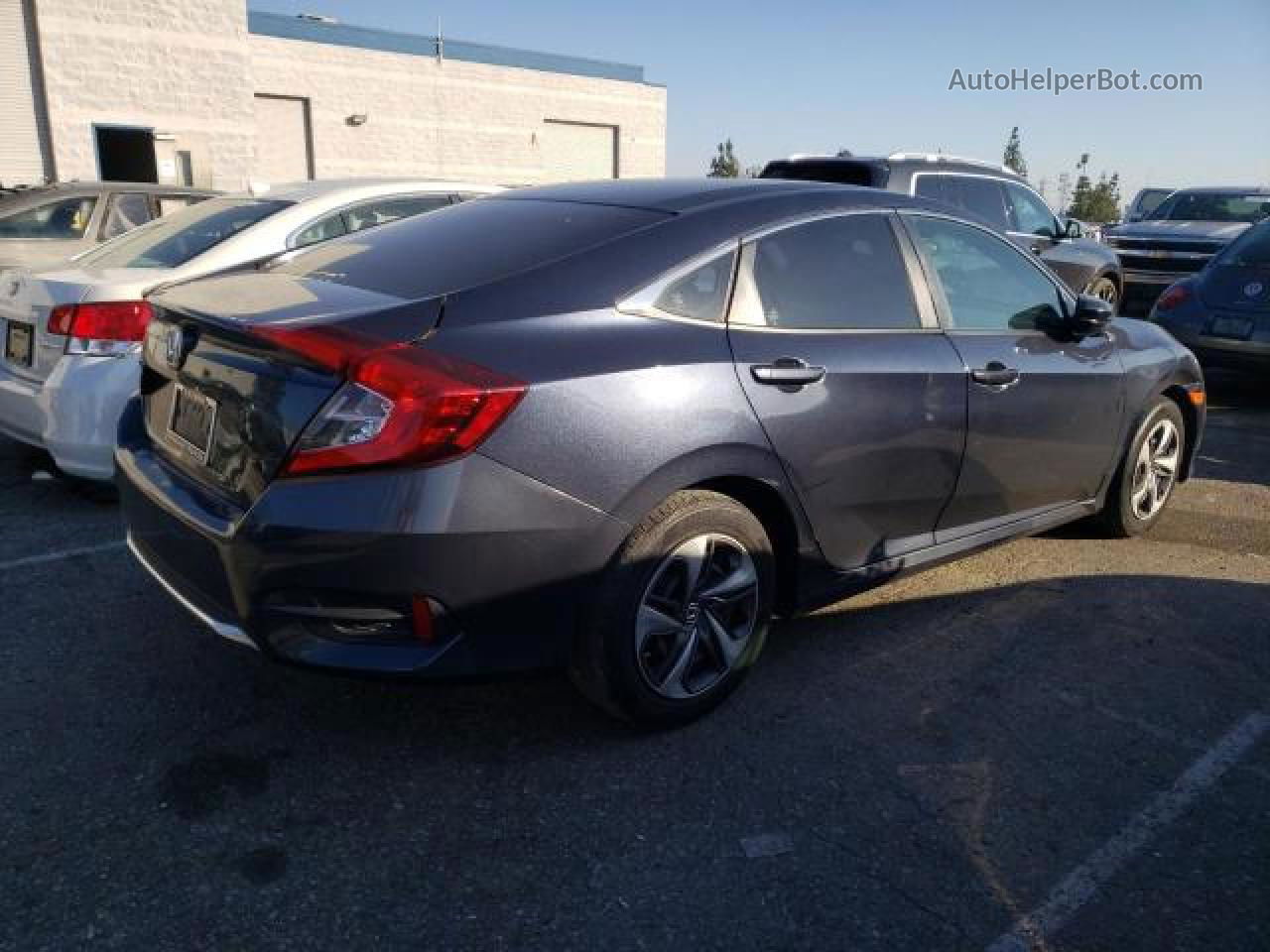 2020 Honda Civic Lx Blue vin: 19XFC2F6XLE213011