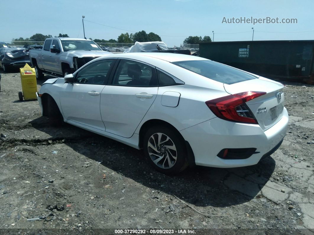 2016 Honda Civic Sedan Ex White vin: 19XFC2F70GE068236