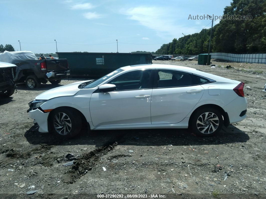 2016 Honda Civic Sedan Ex White vin: 19XFC2F70GE068236