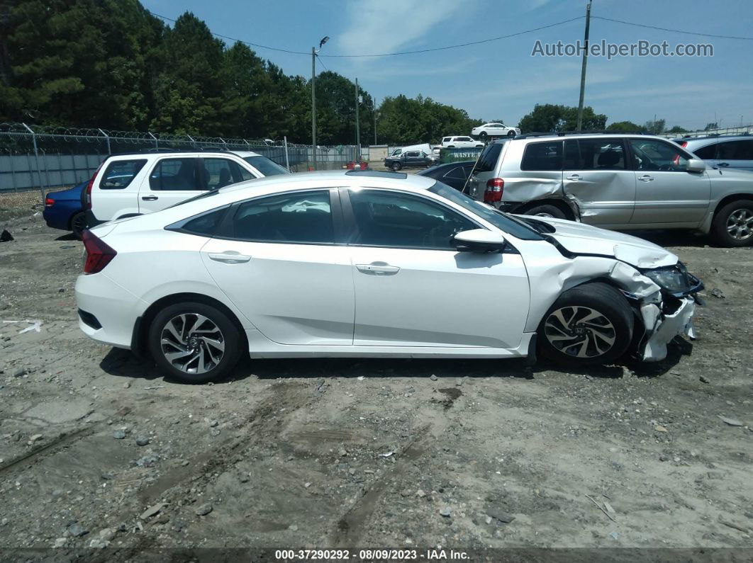 2016 Honda Civic Sedan Ex White vin: 19XFC2F70GE068236