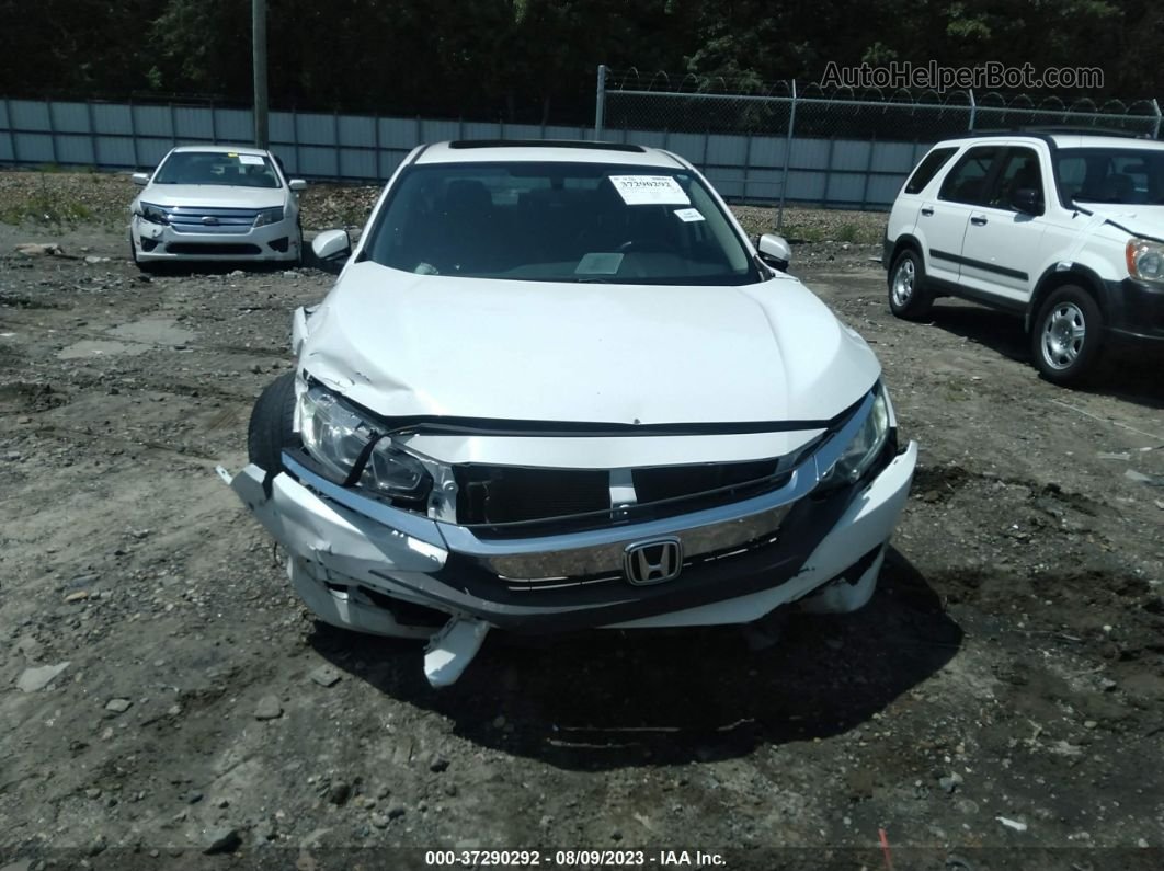 2016 Honda Civic Sedan Ex White vin: 19XFC2F70GE068236