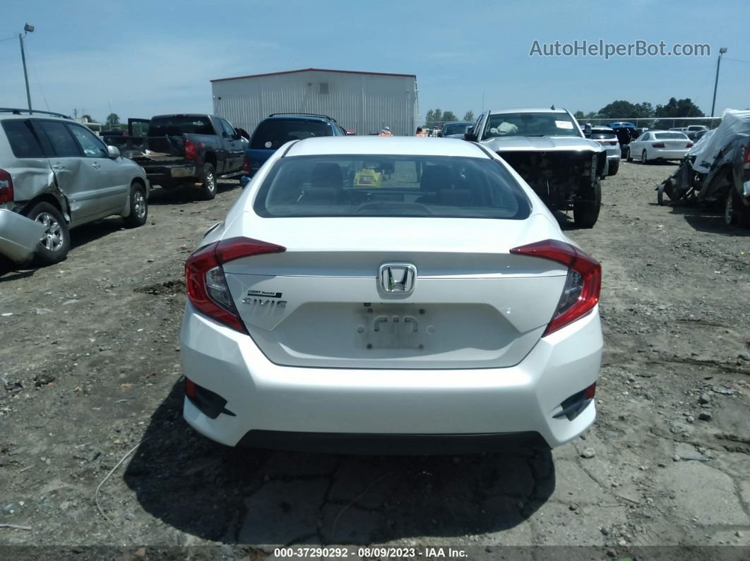 2016 Honda Civic Sedan Ex White vin: 19XFC2F70GE068236