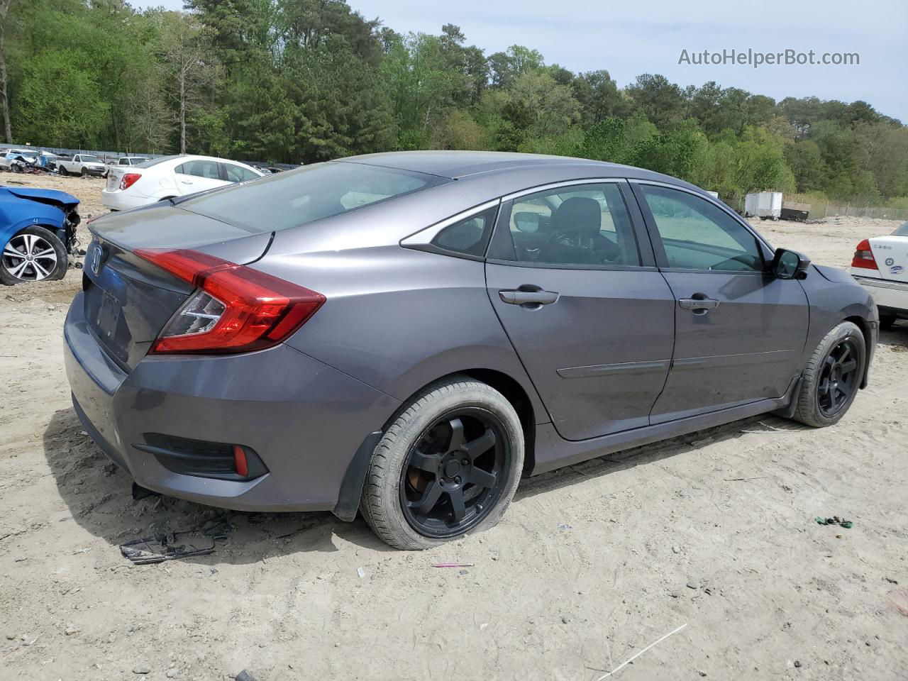 2016 Honda Civic Ex Gray vin: 19XFC2F70GE226915