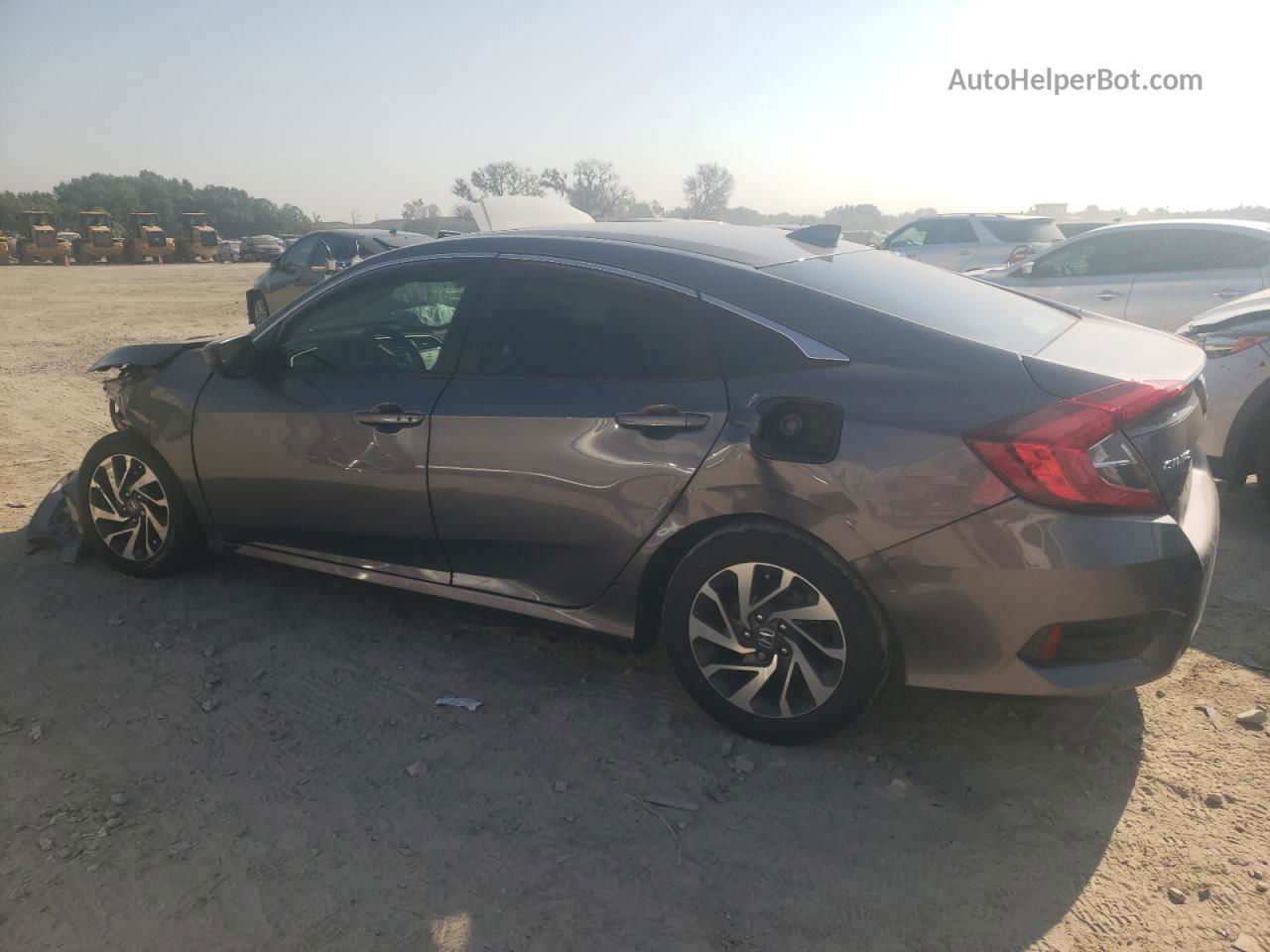 2017 Honda Civic Ex Gray vin: 19XFC2F70HE056332