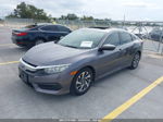 2017 Honda Civic Sedan Ex Gray vin: 19XFC2F70HE071008