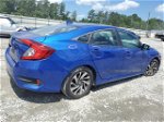 2017 Honda Civic Ex Синий vin: 19XFC2F70HE221165