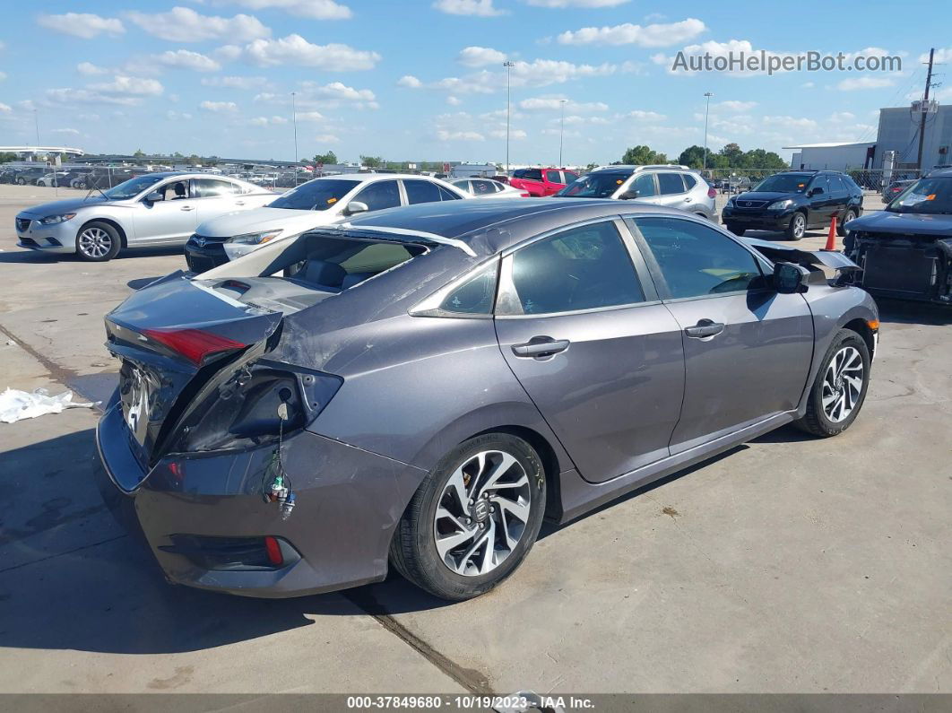 2016 Honda Civic Sedan Ex Gray vin: 19XFC2F71GE019207