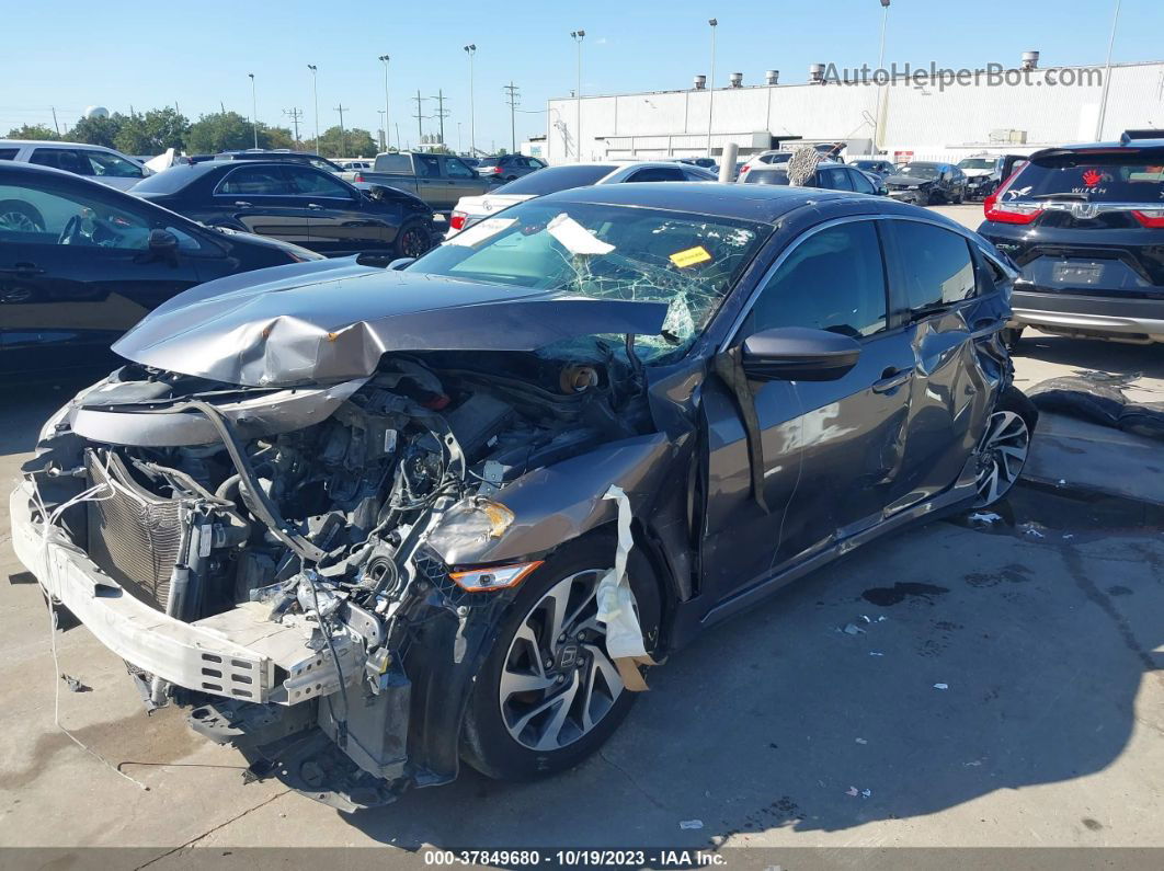 2016 Honda Civic Sedan Ex Gray vin: 19XFC2F71GE019207