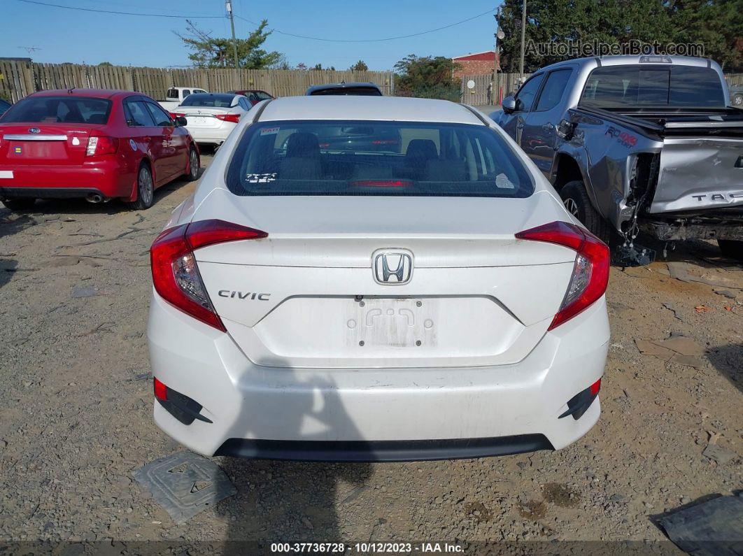 2016 Honda Civic Sedan Ex White vin: 19XFC2F71GE039988