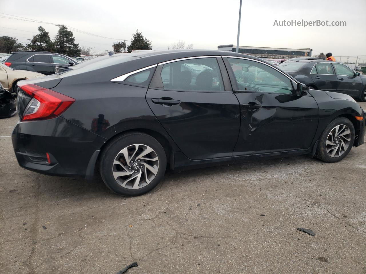 2016 Honda Civic Ex Черный vin: 19XFC2F71GE078211