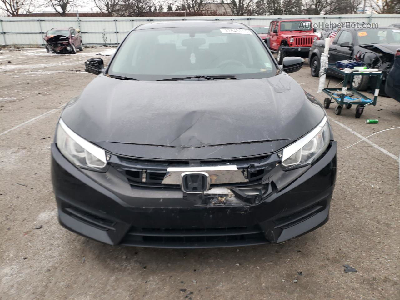 2016 Honda Civic Ex Черный vin: 19XFC2F71GE078211