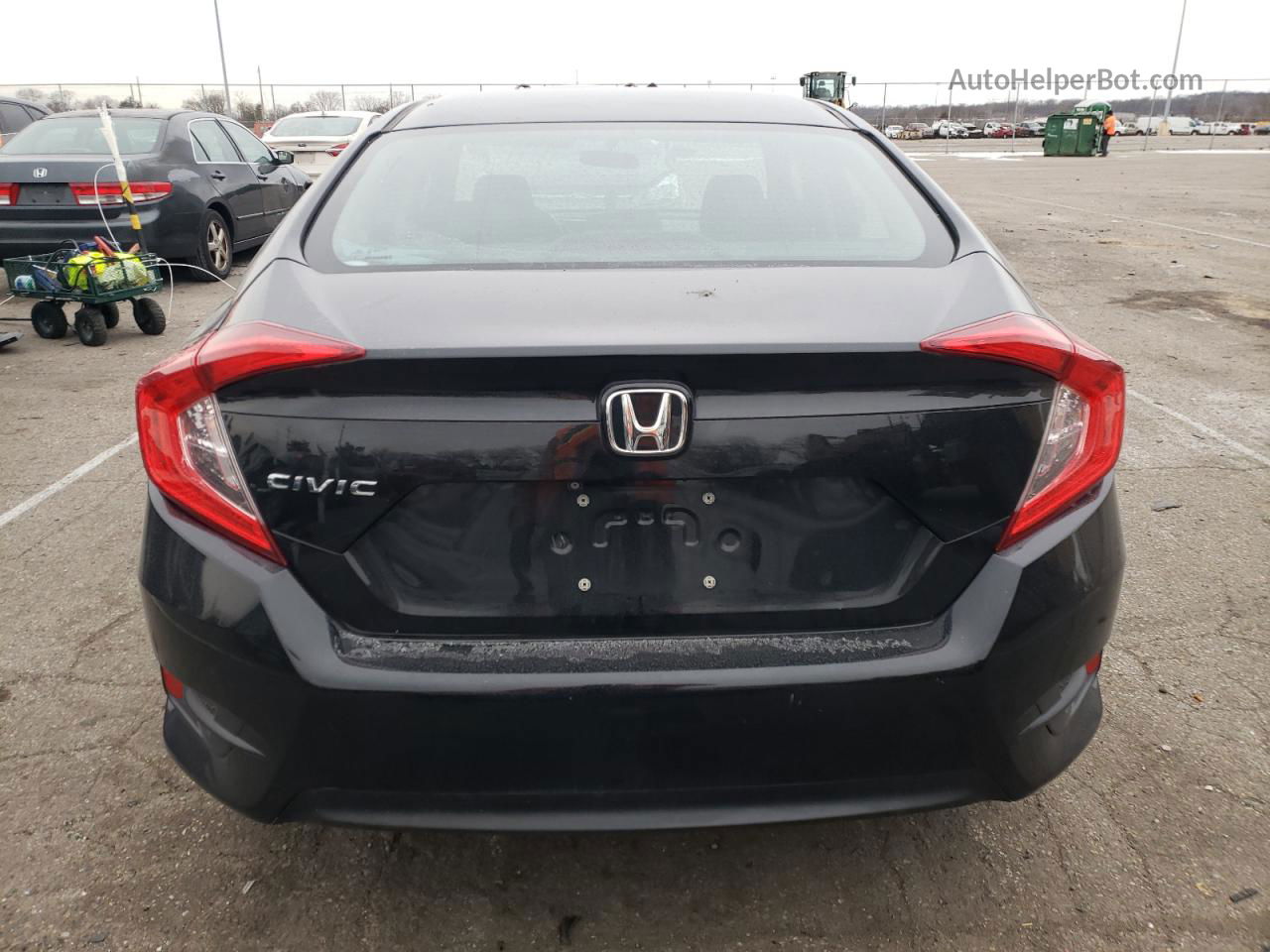 2016 Honda Civic Ex Черный vin: 19XFC2F71GE078211