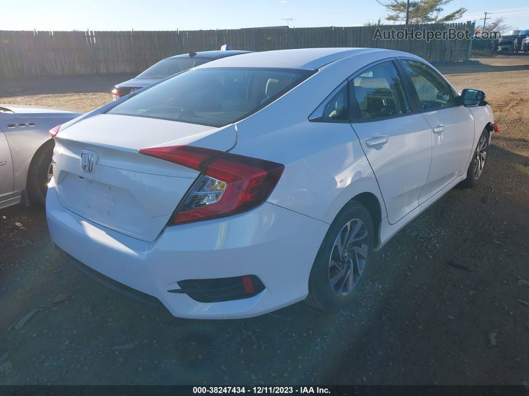 2016 Honda Civic Sedan Ex White vin: 19XFC2F71GE204860