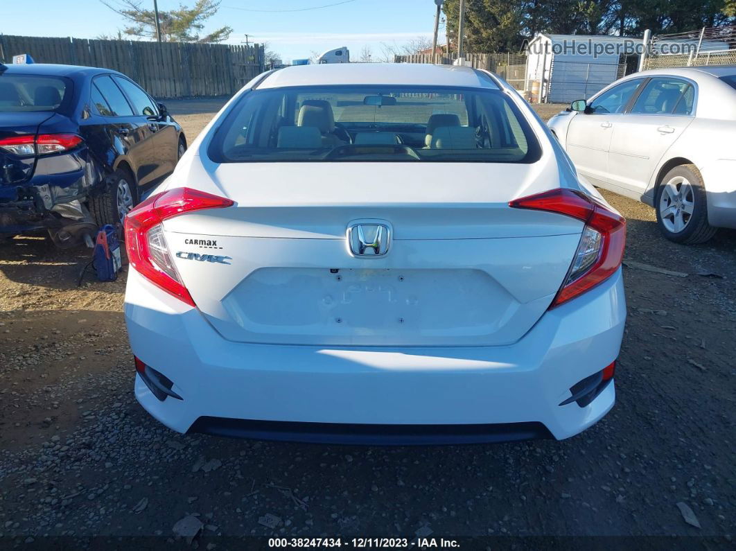 2016 Honda Civic Sedan Ex White vin: 19XFC2F71GE204860